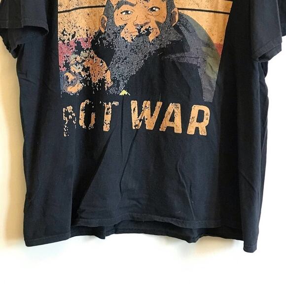 Vintage 2XL black short sleeve t-shirt artist - Picture 3 of 7